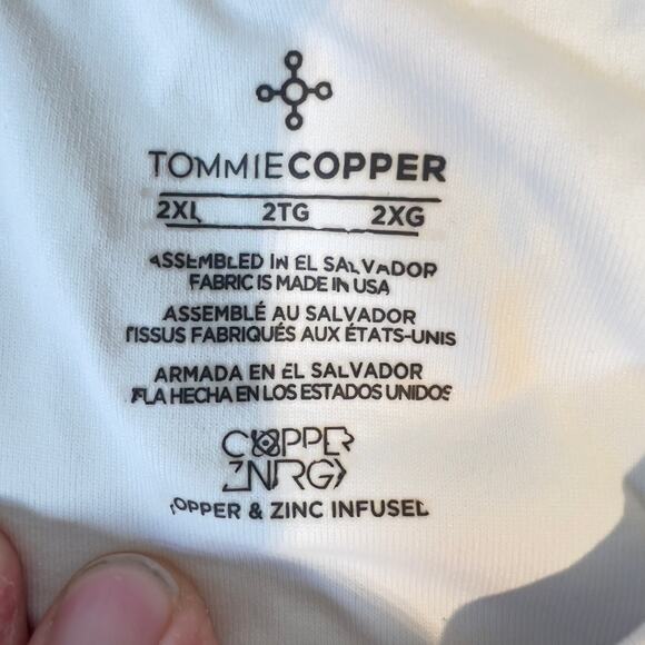 Tommie Copper Copper Zinc Infused  COMPRESSION Shirt Men's 2XL Stretch Energy - Picture 2 of 15